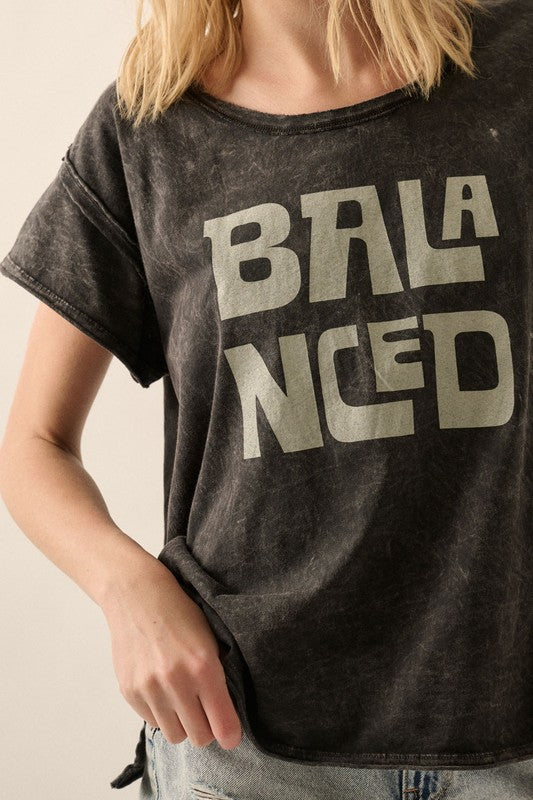 1279 Balanced Mineral-Washed Graphic Tee