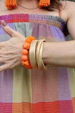 H213 ORANGE STRETCH BRACELET