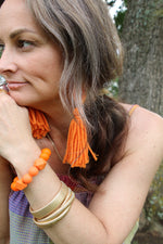 H213 ORANGE STRETCH BRACELET